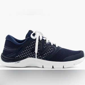 New Balance for J. Crew woman’s style 711 mesh shoes, size 7 navy blue, EUC
